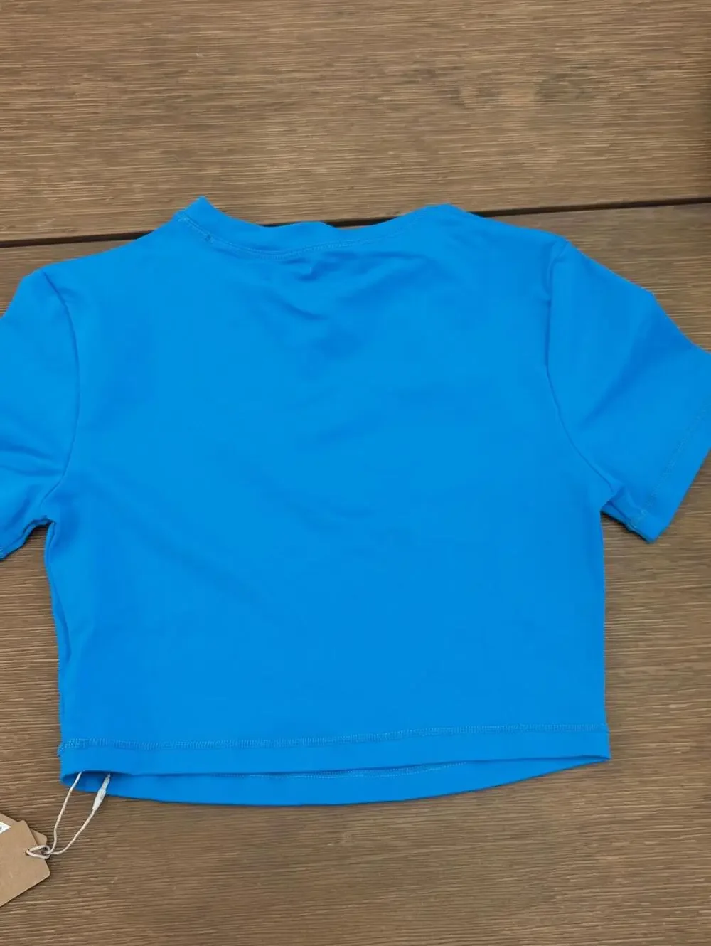 Skims Cropped Swim Shirt in Colbolt in XXS